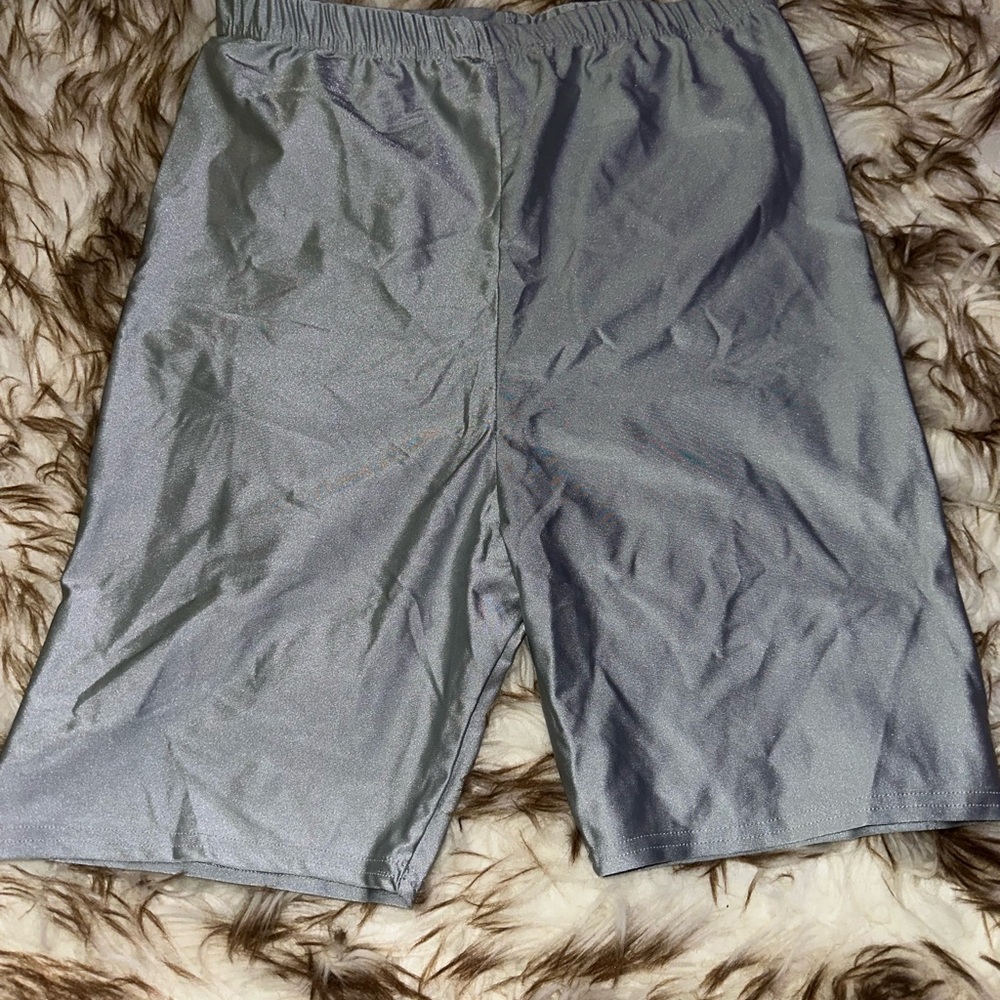 Women’s Gray Biker Shorts